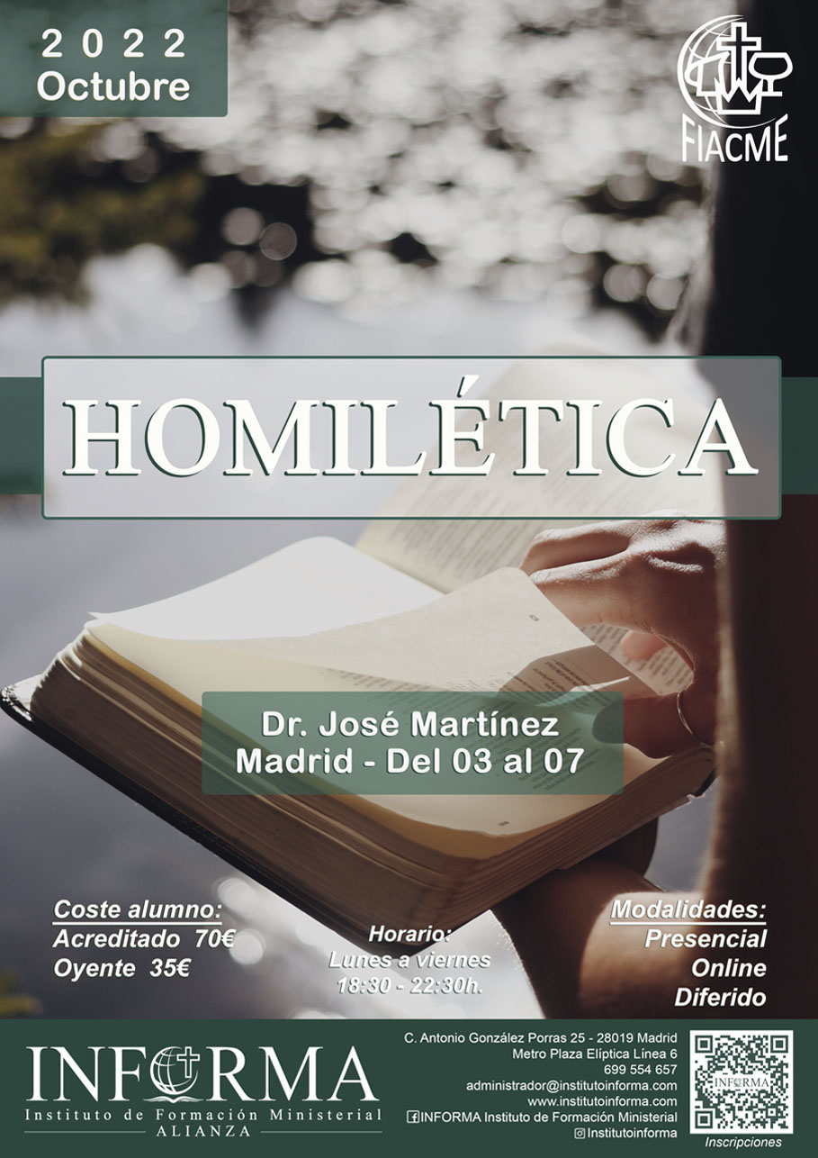 Lee más sobre el artículo HOMILÉTICA