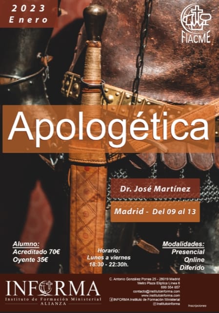 Lee más sobre el artículo APOLOGÉTICA