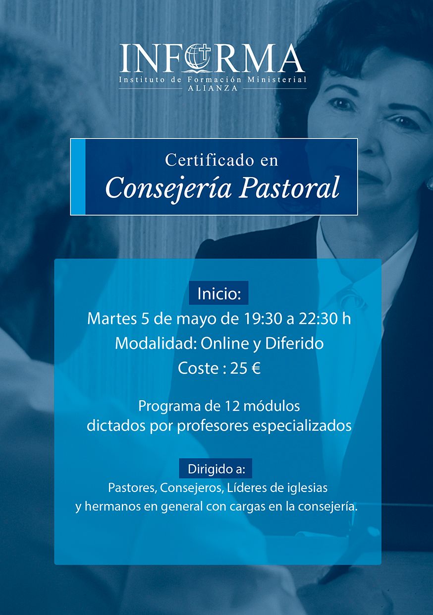 En este momento estás viendo Certificado en Consejería Pastoral