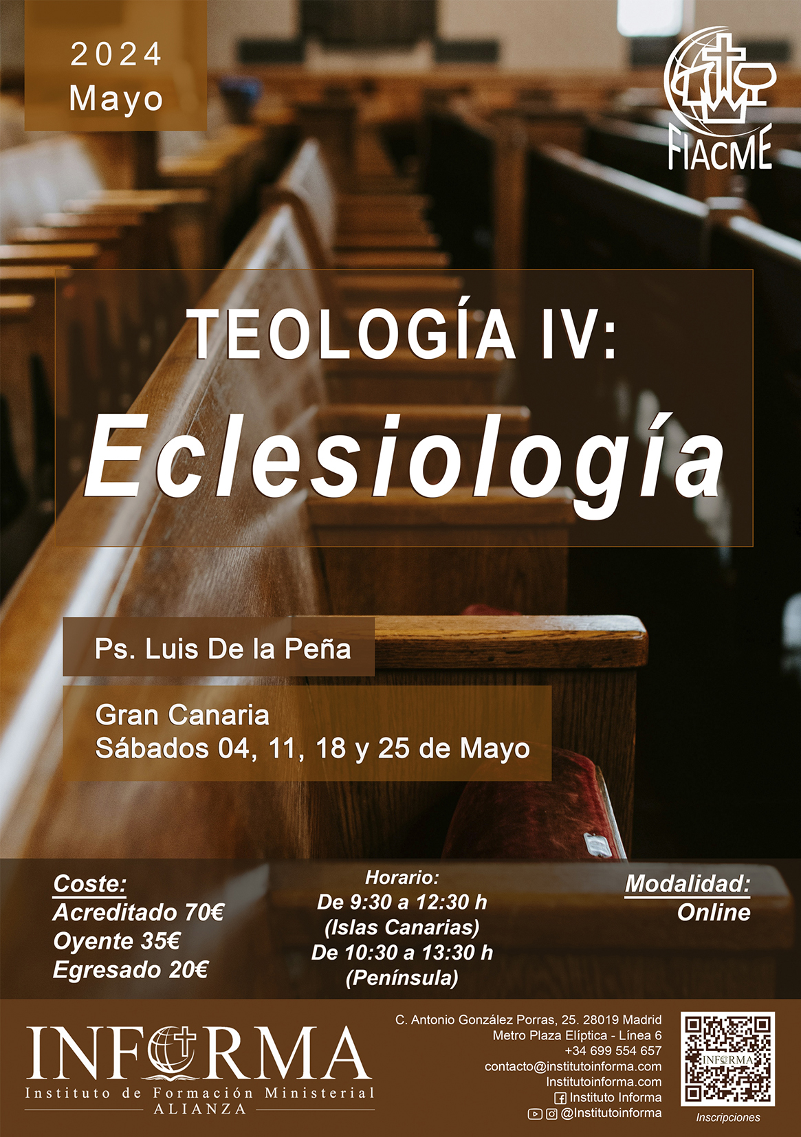 En este momento estás viendo Teología IV: Eclesiología