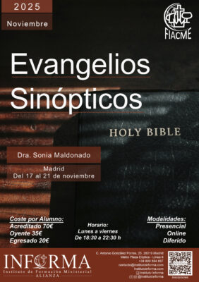 Evangelios Sinópticos – Presencial (Madrid) Online y Diferido