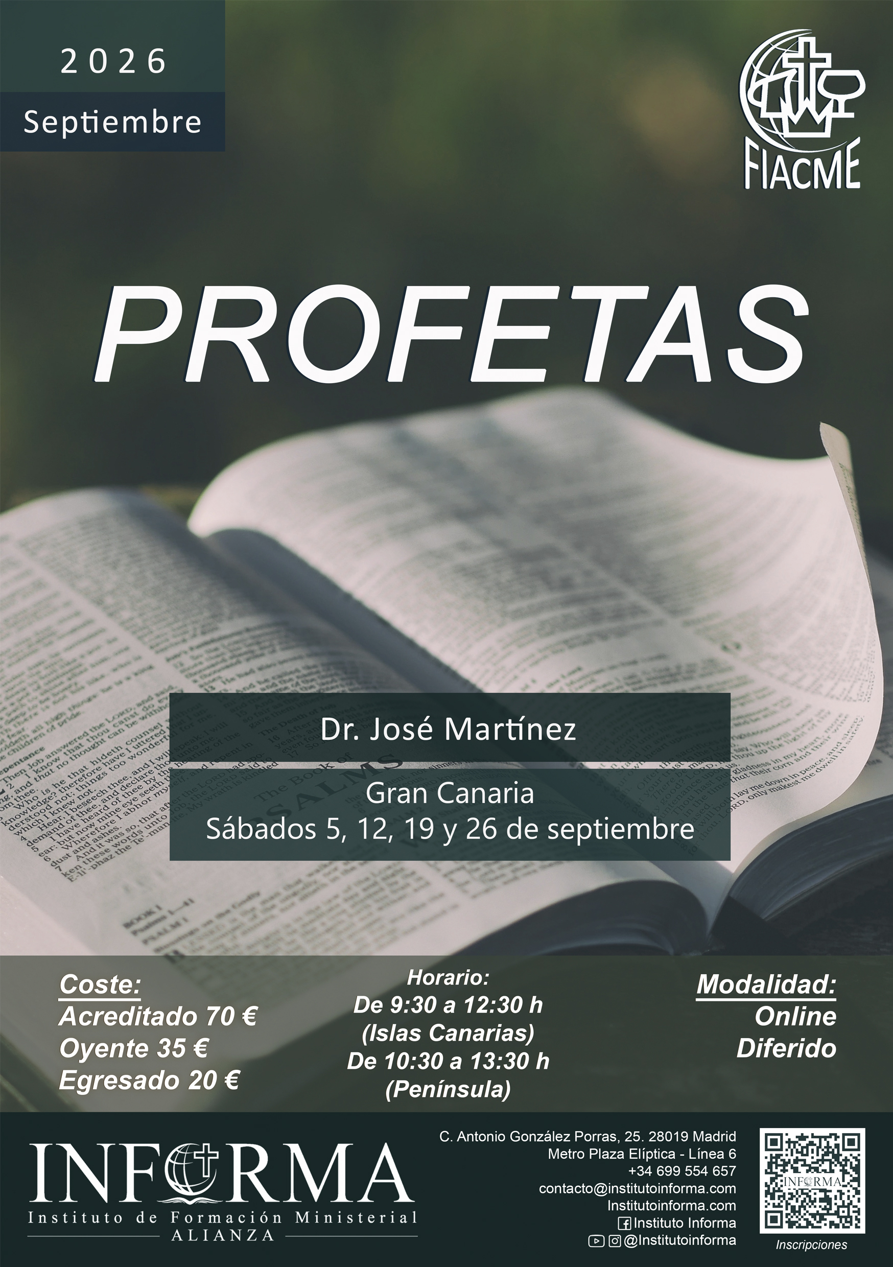 En este momento estás viendo Profetas – Gran Canaria.