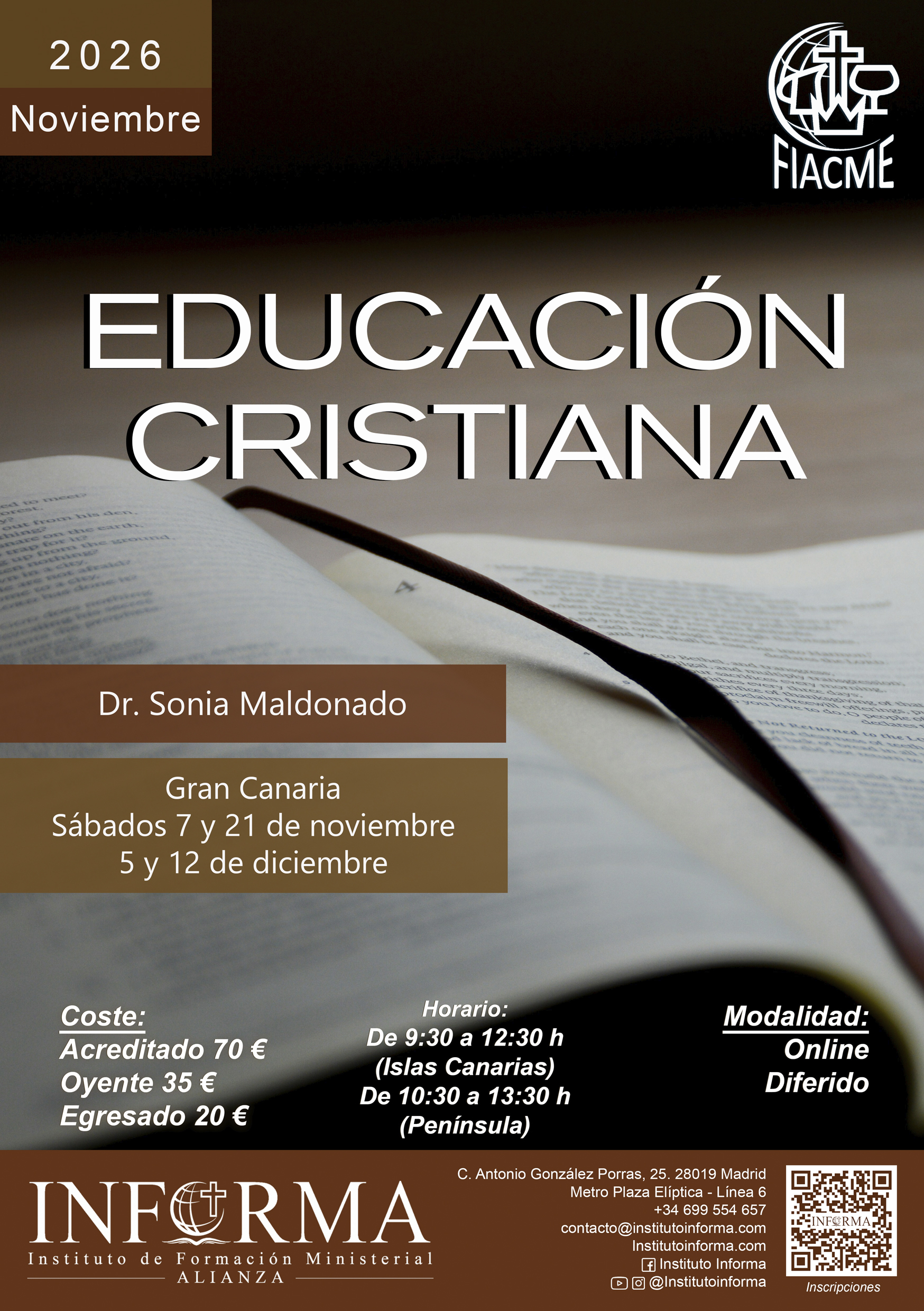 En este momento estás viendo Educación Cristiana – Gran Canaria.